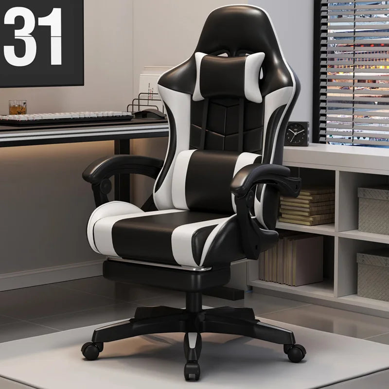 Silla gaming para cibercafé y esports Sponge, silla de ordenador para cibercafé, silla de oficina reclinable para el hogar, cómoda y giratoria