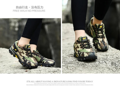 Casual Shoes Men Summer Outdoor Sneakers Women’s Footwear Trainer Waterproof Camouflage Army Shoe Male Military Shoes Tennis Jeans