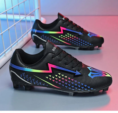 High Quality Mens Soccer Shoes Society Ultralight Turf Soccer Cleats Sneakers Training Football Boots Chuteira Campo 35-45