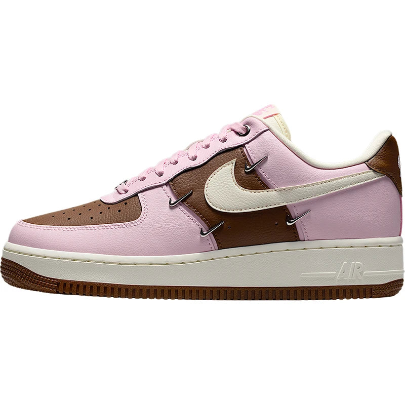 Nike Air Force 1 autentiche da donna, scarpe basse da skateboard traspiranti e resistenti all’usura IO7595-211