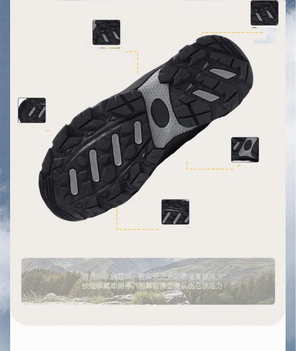 2025 Hiking Shoes Unisex Outdoor Hiking Sports Hiking Shoes Non-slip Waterproof Camping Shoes Outdoor Sports Shoes Walking Shoes