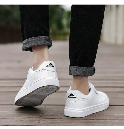 Scarpe casual da skateboard da uomo, scarpe bianche per il tempo libero all’aperto, sneakers traspiranti da camminata, scarpe basse, scarpe da uomo 39-48