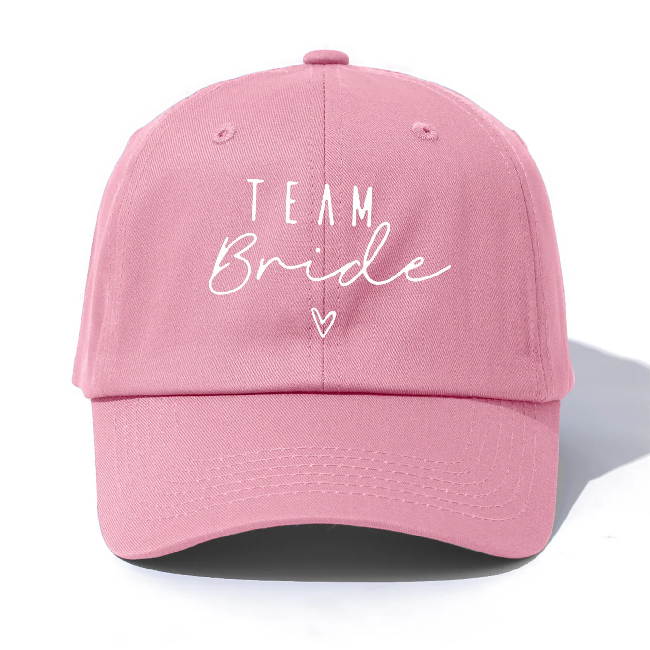 1pc Team Bride Print  Baseball Cap for Adults,  Minimalist Retro Style Casual Soft Adjustable Dad Hat, Perfect As Gift