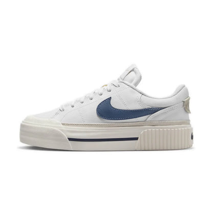 Nike Court Legacy Lift Height-Enhancing Sole Design Comfortable Anti-Slip Cushioning Durable Athletic Shoes  FZ2606-100