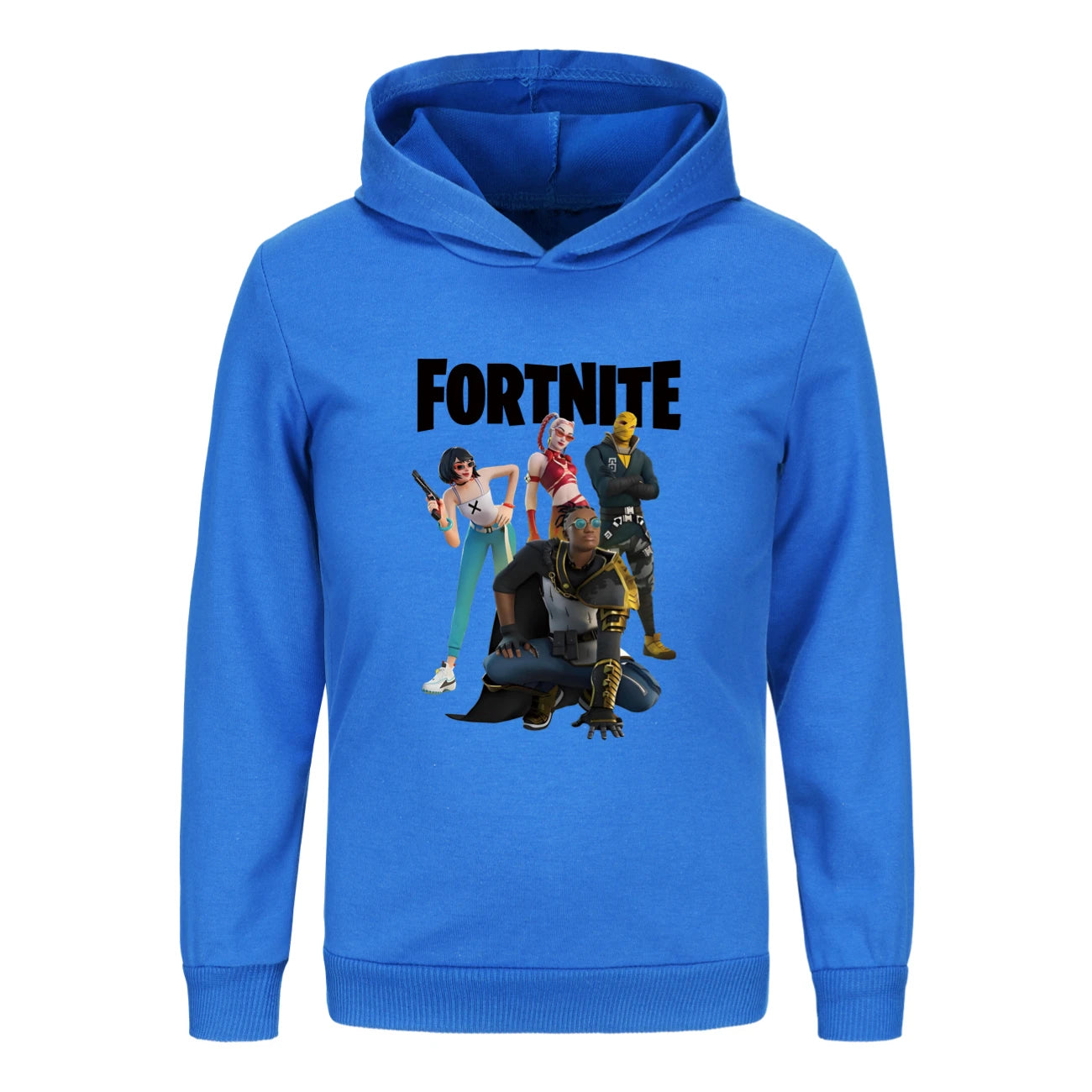 Felpa con cappuccio Fortnite per bambini, abbigliamento da principessa per bambine, abbigliamento moda per neonati, vestiti da maschietto, felpa primavera autunno, top per bambini 4403