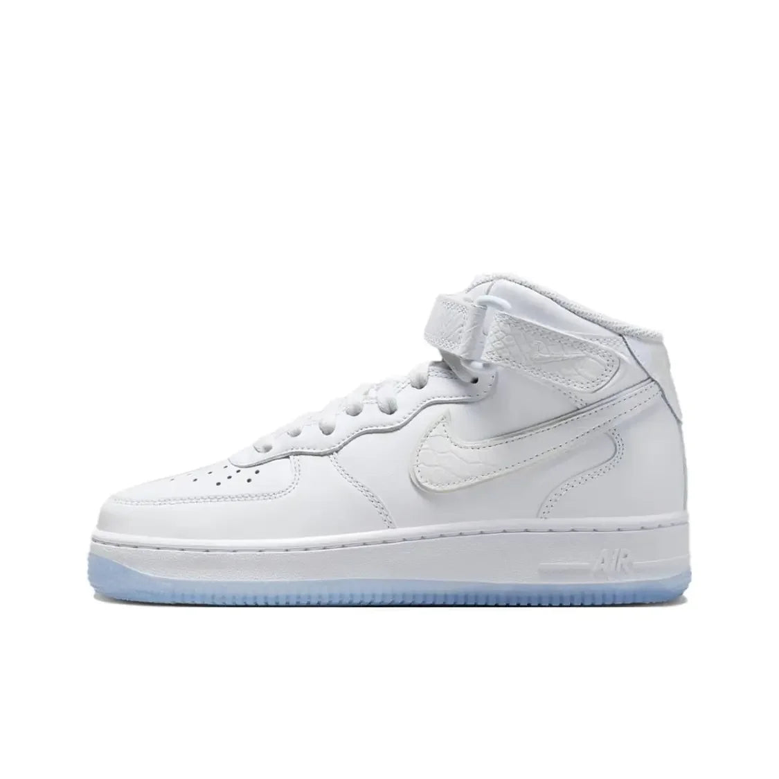 Zapatillas unisex Nike Air Force 1 Mid - Sujeción del tobillo, comodidad clásica acolchada y durabilidad para uso durante todo el día DQ7666-001