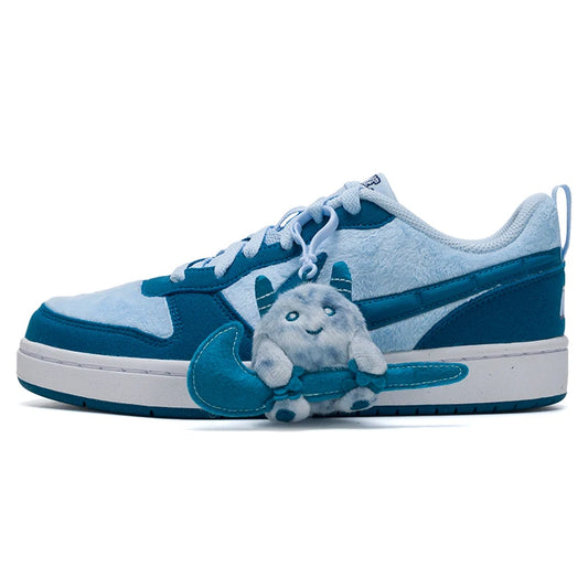 Nike Women's Shoes Court Borough Low (Gs) Sports Shoes, Fashionable and Comfortable Low-Top Sneakers, Wear-Resistant Casual Shoes Im7167-441