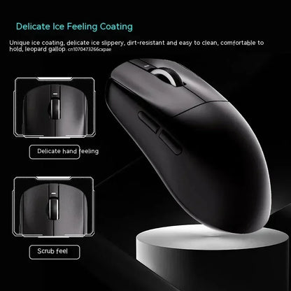 Ratón inalámbrico gaming VXE Dragonfly R1 Pro con sensor Paw3395, Nordic 52840, 2khz, Smart Speed X, baja latencia, para oficina y PC