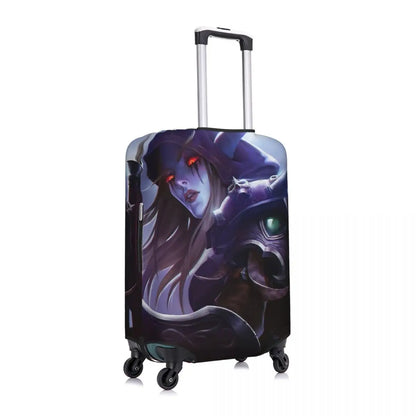 World Of Warcraft Sylvanas Windrunner Suitcase Cover Elastic Business Protector Luggage Supplies Vacation