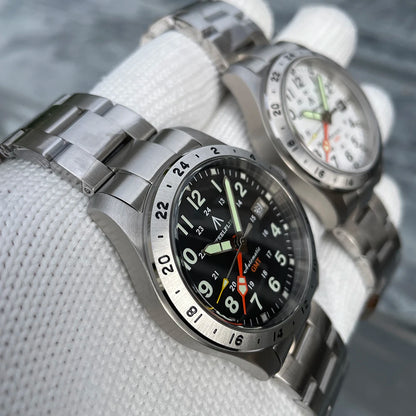 Relógio de pulso mecânico STEELFLIER Official SF792 GMT, movimento NH34, luminescência Super BGW9 C3, resistente à água até 200M, relógio de mergulho de luxo para homem