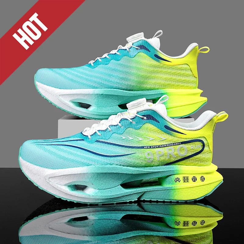 Running Shoes Carbon Board Speciality Marathon Men Sports Breathable Lightweight Women's Comfortable Athletic Nonskid Sneakers