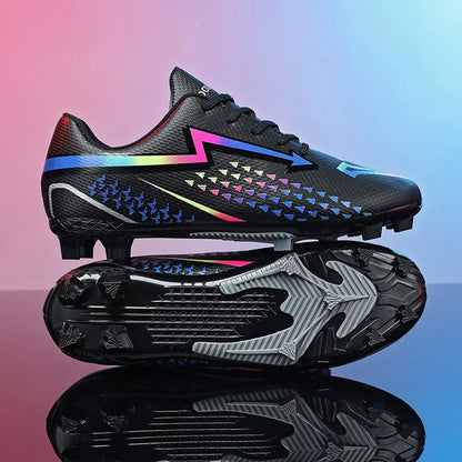 High Quality Mens Soccer Shoes Society Ultralight Turf Soccer Cleats Sneakers Training Football Boots Chuteira Campo 35-45