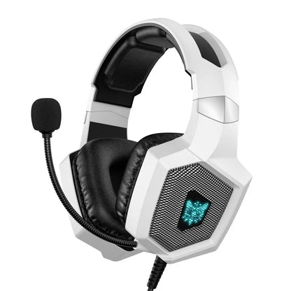 Casque de jeu filaire ONIKUMA K8 RGB, casque supra-auriculaire, microphone flexible, son surround 3,5 mm pour PC, PS4, Xbox, Switch, joueur