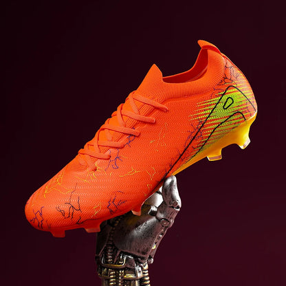 New Men's Soccer Shoes Training Wholesale Top Football Boots Sneakers FG Quality Cleats Non-Slip Drop Shipping Unisex Adult