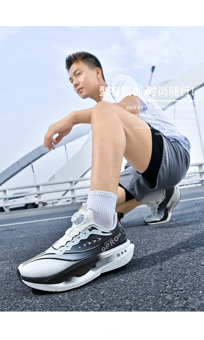 Running Shoes Carbon Board Speciality Marathon Men Sports Breathable Lightweight Women's Comfortable Athletic Nonskid Sneakers