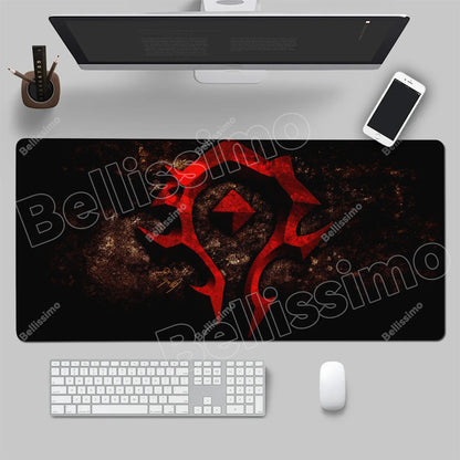 World Of Warcraft 90x40 stor gaming-musemåtte til spilbord, Csgo, naturgummimåtte, Grande Gamer, XXL computermusemåtte