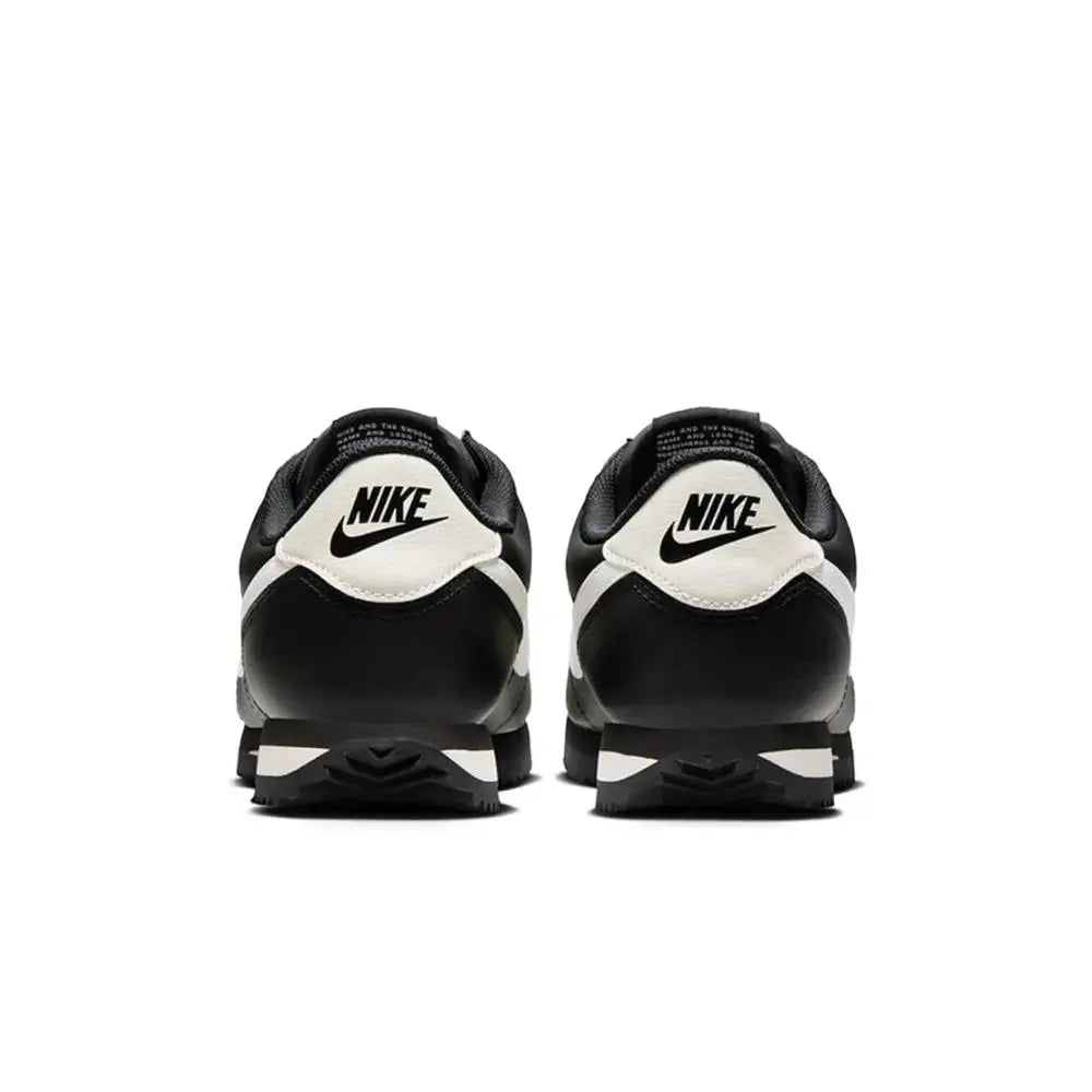 Nike Cortez Women's Casual, Lightweight, Durable, and Non-Slip Commuting and Running Shoes in Black and White DN1791-006