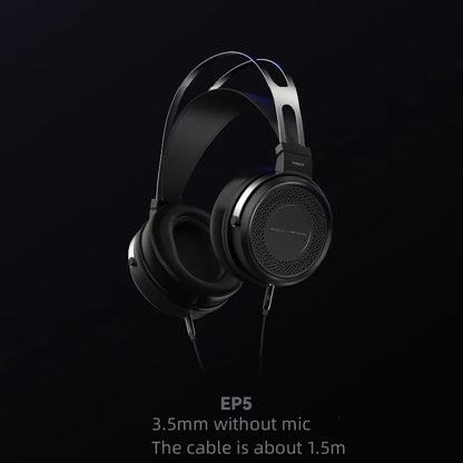 Cuffie cablate SIMGOT EP5 ad alte prestazioni con driver dinamico da 50mm – Headset gaming HiFi, bassa impedenza, alta sensibilità, audio surround 7.1