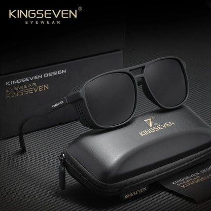 Lunettes de soleil polarisées de la marque KINGSEVEN, design classique, protection UV400, pour hommes et femmes, lunettes de sport et de plein air