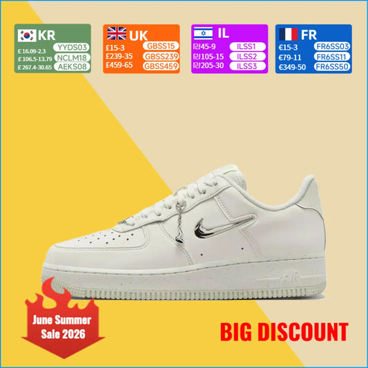 Nike Air Force 1 Low-Top Unisex Sneakers - Κλασικά παπούτσια μόδας για καθημερινή χρήση με άνεση αερόστρωμα FN8540-100