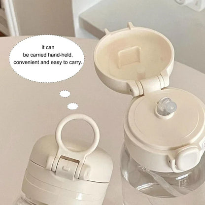 Bicchiere con cannuccia Fortnite da 400ML e 18CM per adulti, ragazzi e ragazze, graziosa tazza per acqua con motivo cartoon per studenti, bottiglia d’acqua resistente agli urti, portatile, idea regalo