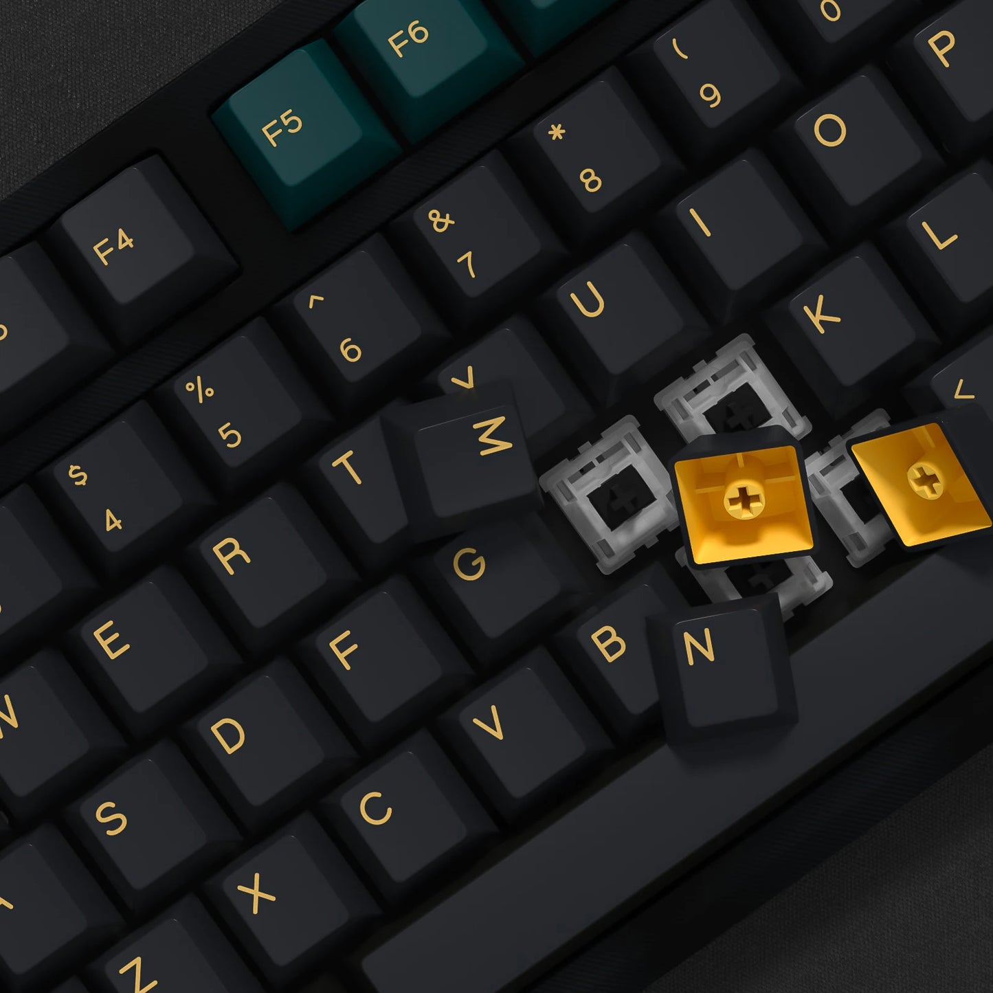 KBDiy GMK MarrsGreen Keycap tasti profilo Cherry Double Shot PBT ISO per kit tastiera meccanica gamer DIY Gaming Point KeyCap