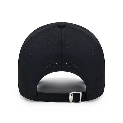 Casquette de baseball ultra-respirante à séchage rapide - Légère et ajustable, avec une visière en bec de canard tendance - Idéale pour les sports de plein air