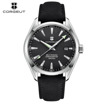 CORGEUT 41mm Luxury NH35 MOVEMENT Watch for Man Sapphire Glass Sport Clock Watch Automatic Relogio Masculino Mechanical Watches