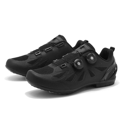 Zapatillas de ciclismo de montaña para hombre sin cierre, sin calas, para bicicleta de carretera RB Speed; zapatillas de ciclismo sin calas, tipo sneaker, para pedales planos MTB, mujer