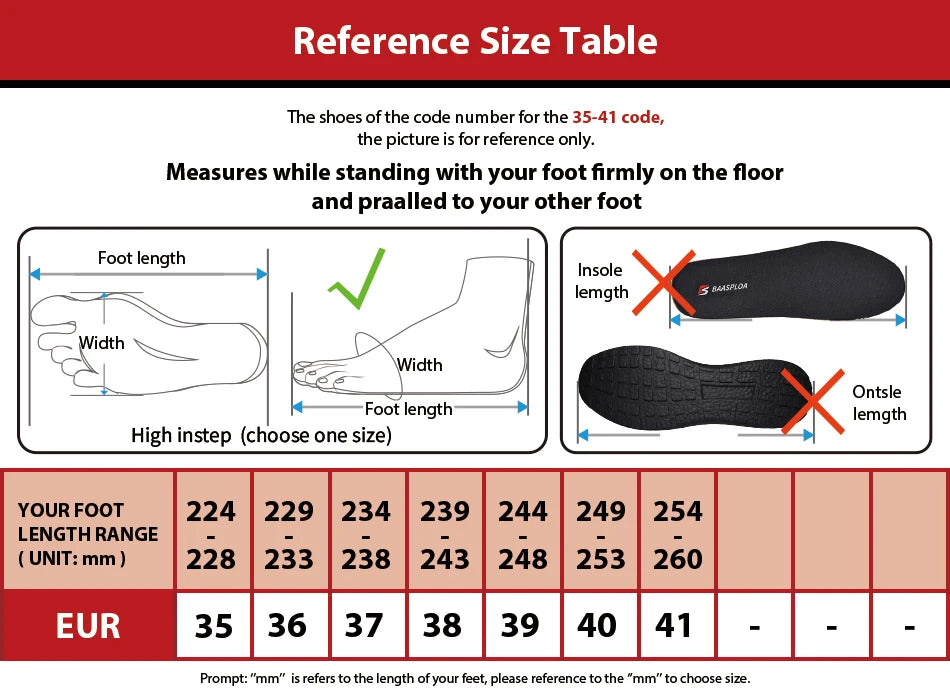 Baasploa Women Platform Sneakers Fashion Leather Casual Thick Soled Shoes for Women Comfort White Skateboarding Shoes Non-Slip