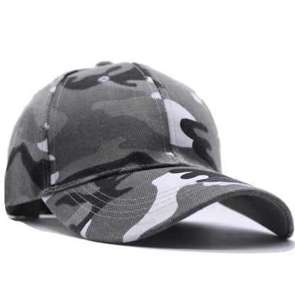 Czapka baseballowa w kamuflażu – damska, męska, czapka typu snapback w stylu hip-hopowym, czapki w kamuflażu do zajęć grupowych dla kobiet i mężczyzn, czapka wojskowa – damska, męska