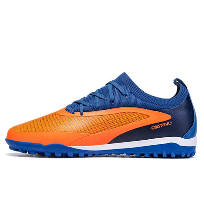 Botas de fútbol TF para hombre, zapatillas resistentes para cancha Society, transpirables para adulto, calzado masculino de fútbol para entrenamiento, alta calidad, con tacos