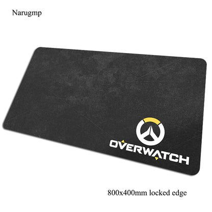 Alfombrilla de ratón gaming Overwatch 80x40cm, alfombrilla grande para ratón, regalo de Halloween, tapete gamer amplio para escritorio de ordenador, mousepad para notebook y PC