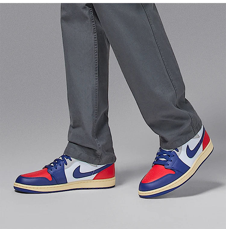 Nike Authentic JORDAN Men's Leather Sports Wear-Resistant Classic Basketball Shoes DQ8426-102