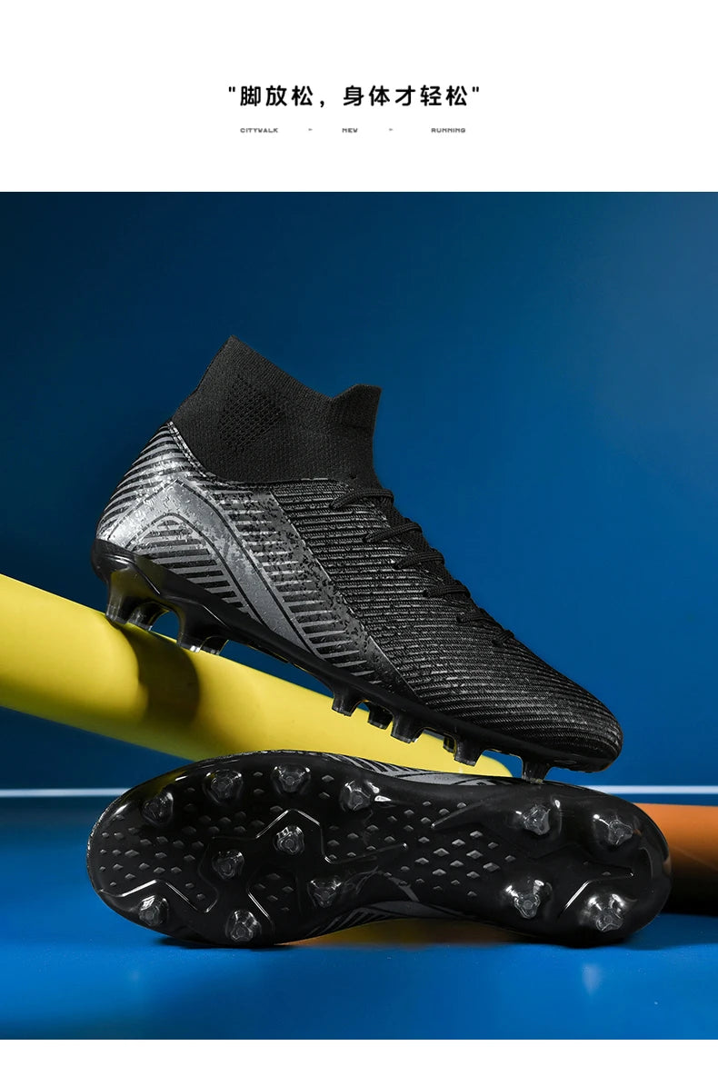 New Men's Professional Soccer Shoes Non-slip Football Boots Unisex Breathable Futsal Sports New Cleats Drop Shipping Ultralight