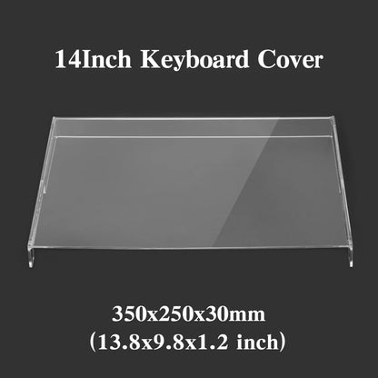 Funda protectora transparente de acrílico para teclado mecánico, cubierta antipolvo para teclado de 60/61/64 96 98 104/108 teclas, funda para ratón y teclado