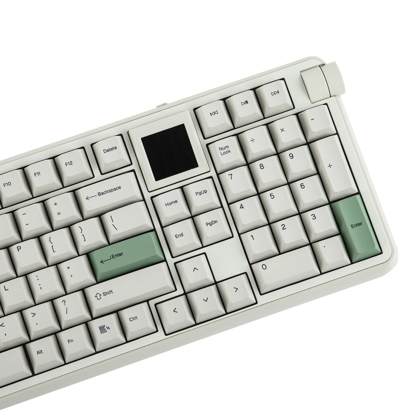 EPOMAKER RT100 PRO Tastiera meccanica 100% layout ANSI US con gasket, cablata/Bluetooth/wireless 2.4Ghz, schermo da 1.54” e manopola del volume