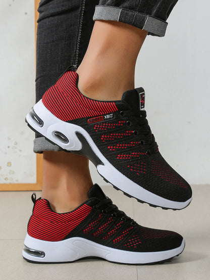 Zapatillas de hombre de moda, supertranspirables, con cordones para running - Antideslizantes, duraderas y con comodidad acolchada - Zapatillas de moda para hombre