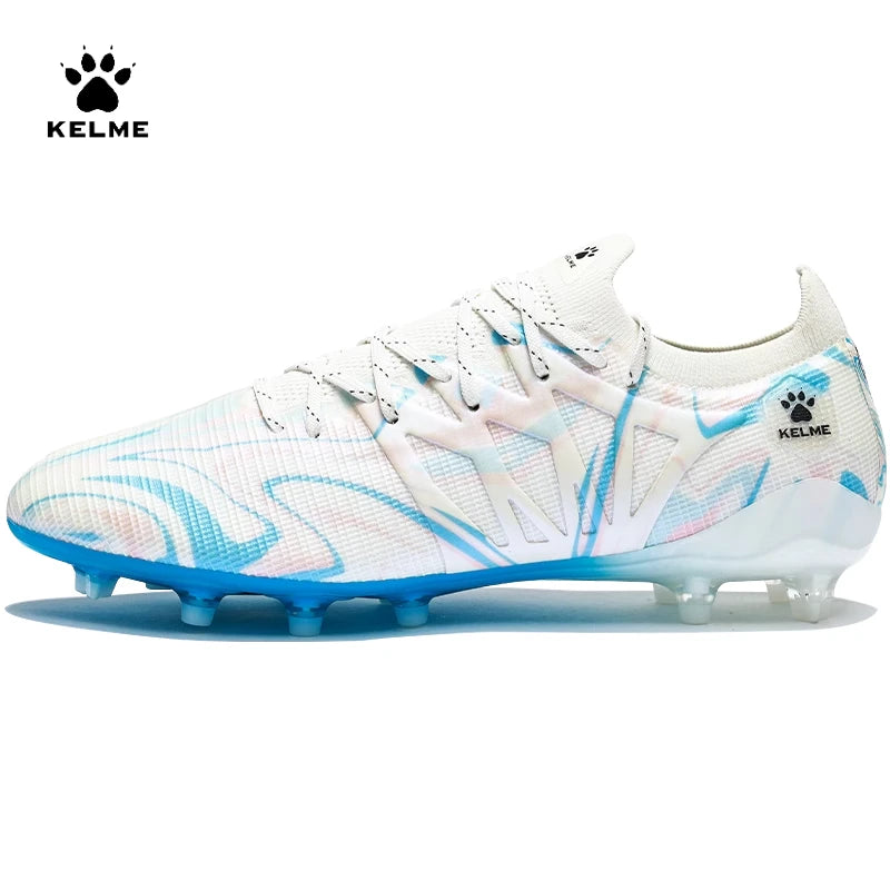 Ghete de fotbal Kelme pentru bărbați, Ag/fg, cu crampoane mixte, pentru adulți, profesionale, pentru competiții pe gazon artificial, ghete de fotbal pentru antrenament zilnic