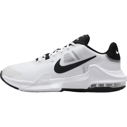 Zapatillas de baloncesto para hombre Nike Genuine Impact 4, prácticas, con amortiguación de cámara de aire, DM1124-103