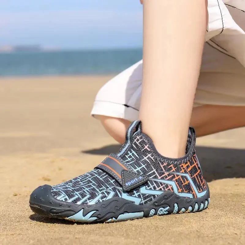 Nuevos zapatos de playa y buceo rápido para niños y niñas Qianjiang, zapatos de natación, calzado para fitness en interiores y zapatos de baño 29-38#