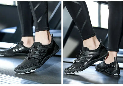 EOCENE men and women barefoot outdoor sports aqua shoes, quick-dry beach swimming fitness wading hiking cycling water sneakers