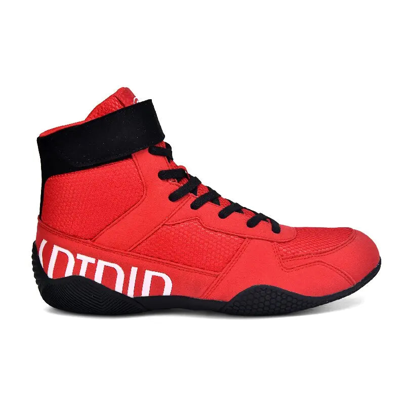 Nuove scarpe da wrestling da uomo, taglia grande, in mesh traspirante, scarpe da boxe antiscivolo, resistenti all’usura, sneaker casual alla moda per sport ad alta intensità