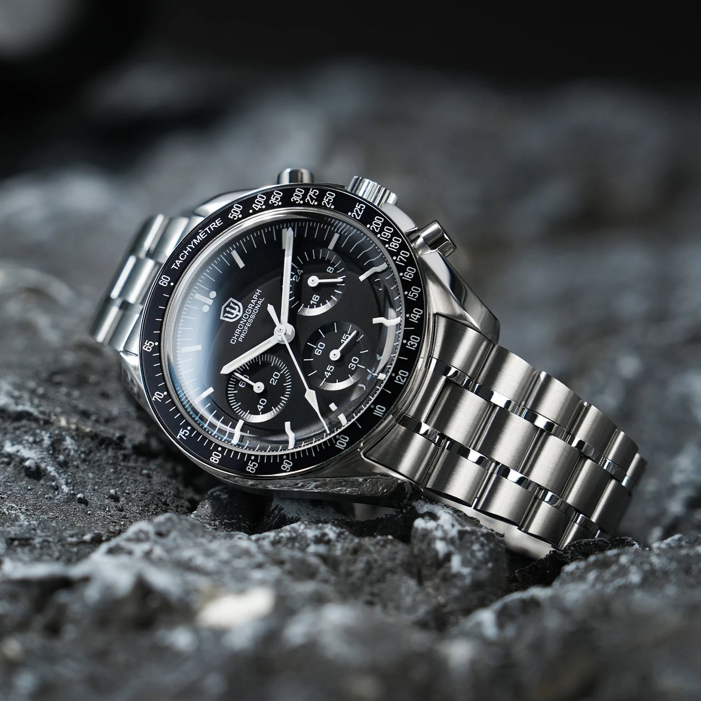 Reloj para hombre Watchdives New Wd1863 de cuarzo VK63, cronógrafo, cristal de zafiro abombado, resistente al agua, 39Mm, acero, marca líder, lujo, negocios