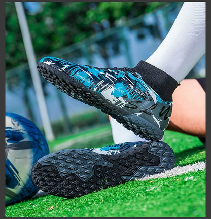 Tamanho 34-46 - Chuteiras de futebol para homem FG/TF, futsal, profissionais, unissexo, infantis, de treino, para exterior, para rapazes, ténis de futebol