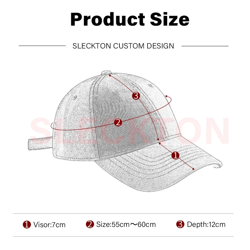 SLECKTON Custom Logo Hats High-quality Hiphop Snapback Caps Letter Embroidery Brand Design Trucker Cap Wholesale Hat Adult