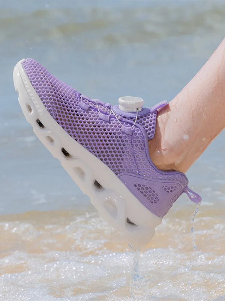 2026 Men Women Quick-Dry Wading Shoes Water Breathable AquaIn Upstream Antiskid Outdoor Sports Wearproof Beach Sneakers 39-46