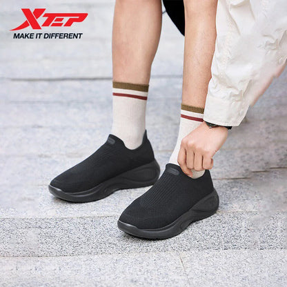 Xtep Anti-Slip Lightweight Soft Mid sole Rebound For Male Breathable Comfortable Casual Shoes 874219320013
