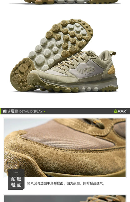 Scarpe da trekking Rax da uomo per outdoor e montagna, antiscivolo, da arrampicata, traspiranti e leggere, scarponcini da trekking sportivi 2023, scarpe casual