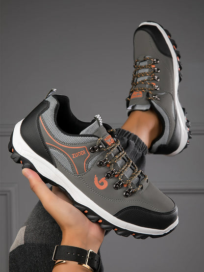 Zapatillas de senderismo para hombre nuevas, transpirables, ultraligeras y antideslizantes, para deportes al aire libre, camping y running